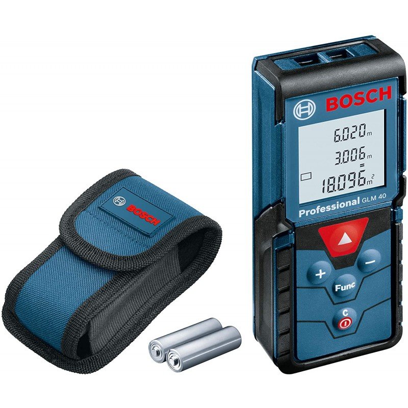 Bosch Professional télémètre laser GLM 40 (avec fonction mémoire