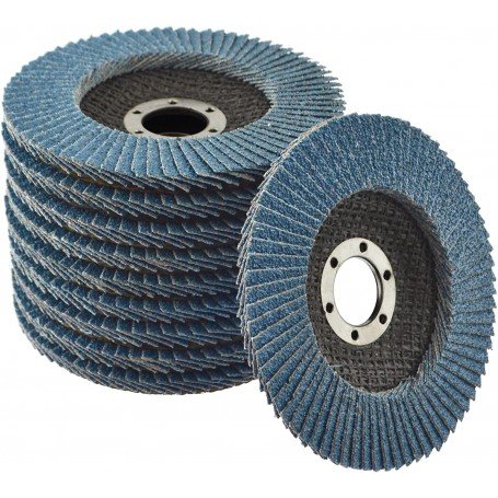 LOT X10 Disque de ponçage  à lamelle 115mm