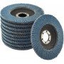 LOT X10 Disque de ponçage  à lamelle 115mm