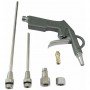 Soufflette pistolet avec embouts becs rallonges air comprimé compresseur nettoyage