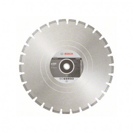 Disque à tronçonner diamanté Standard for Asphalt diamètre 500, segment de 10mm, Allésage 25,4mm BOSCH