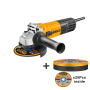 Meuleuse D'angle 750W 115mm + boîte de 25 disques abrasifs 115*1,2*22,2