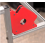 4 x ÉQUERRE SOUDURE MAGNÉTIQUE ANGLES: 45/90/135° FORCE 12KG