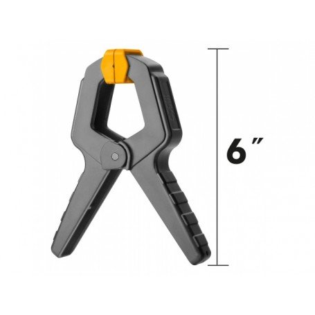 PINCE A PRESSE PLASTIQUE ROBUSTE 15CM