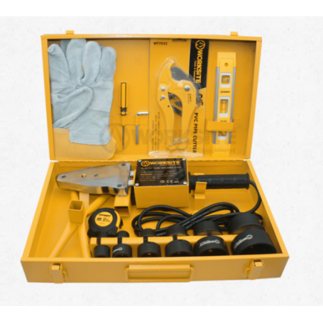 Outil de soudage de tubes en plastique électrique PPR - WORKSITE