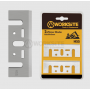 Lame de rabot 2PCS 82x2.0mm - WORKSITE
