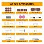 Mini perceuse sans fil 8.0V kit d'accessoires 110pcs avec LED - WORKSITE