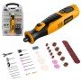 Mini perceuse sans fil 8.0V kit d'accessoires 110pcs avec LED - WORKSITE