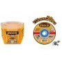 Jeu de 50 disques abrasifs 115mm INGCO