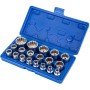 Jeu de douilles à embout hexagonal, 19 pièces