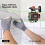 niveau laser 4D vert 16 lignes à nivellement automatique, projection horizontale et verticale à 360 degrés - HILDA