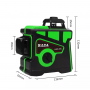 NIVEAU LASER 3D VERT 12 LIGNES À NIVELLEMENT AUTOMATIQUE, PROJECTION HORIZONTALE ET VERTICALE À 360 DEGRÉS - HILDA