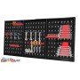 Mur d’outils perforé en plaque 120 cm x 60 cm x 2 cm + 25 crochet