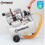 COMPRESSEUR SILENCIEUX 25L 1.0HP 750W WORKSITE