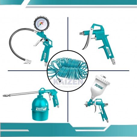 ENSEMBLE DE 5 OUTILS PNEUMATIQUE TOTAL