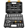 COFFRET DOUILLES ET CLIQUET 32PCS CrV WORKSITE
