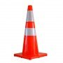 CONE DE SIGNALISATION EN PVC 70cm