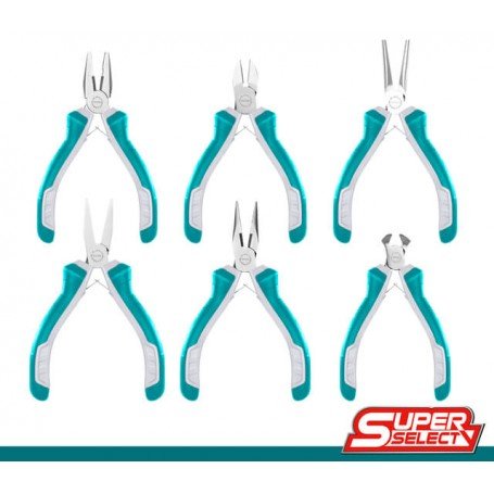 Ensemble de mini pinces 6 pièces