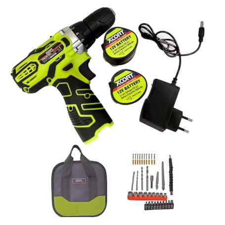PERCEUSE VISSEUSE 12V - 1.5 2 BATTERIE + CHARGEUR + SAC