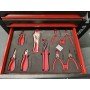 Servante d'atelier 190 outils Cr-V - 7 tiroirs et 1 porte laterale