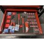 Servante d'atelier 190 outils Cr-V - 7 tiroirs et 1 porte laterale