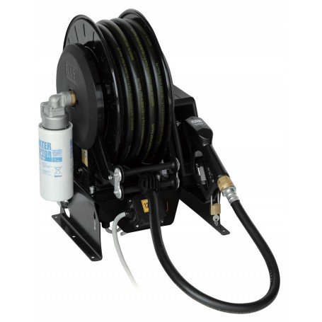 Distributeur gasoil mobile avec enrouleur tuyau 12M