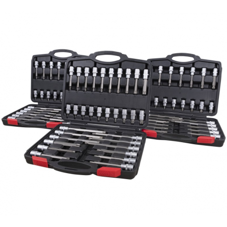 pack 3 coffret complet des embout et douilles 1/2 88pcs kraftmuller