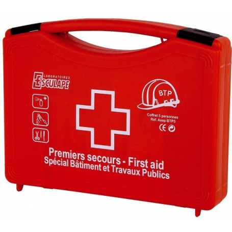 Trousse premiers secours BTP