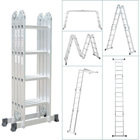Échelle Pliable aluminium 4x6 6.7m