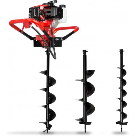 TARIÈRE THERMIQUE 73CC + 3 FORETS 10, 15, 20CM