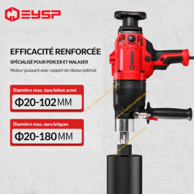 Carotteuse de béton 2400watt - 180mm