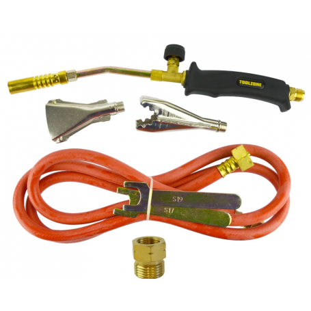 Chalumeau à Gaz pour Bitume – Kit Complet avec Tuyau et Buses