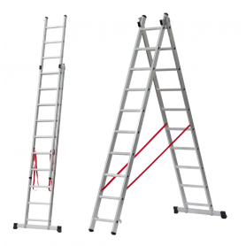 Echelle Aluminium double (9.8metre) 6 + 6 M
