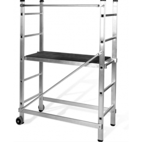 Échafaudage roulant aluminium HT : 3m - 110x40cm