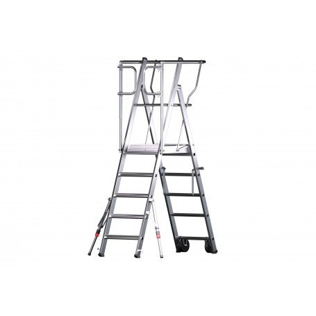 Echelle plateforme 12 marches