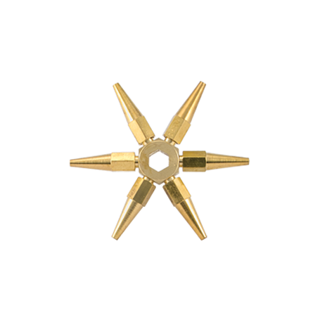 Étoile à 6 branches pour chalumeau acétylène MO