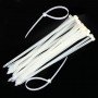 100 pcs Nylon Attache de câble en plastique