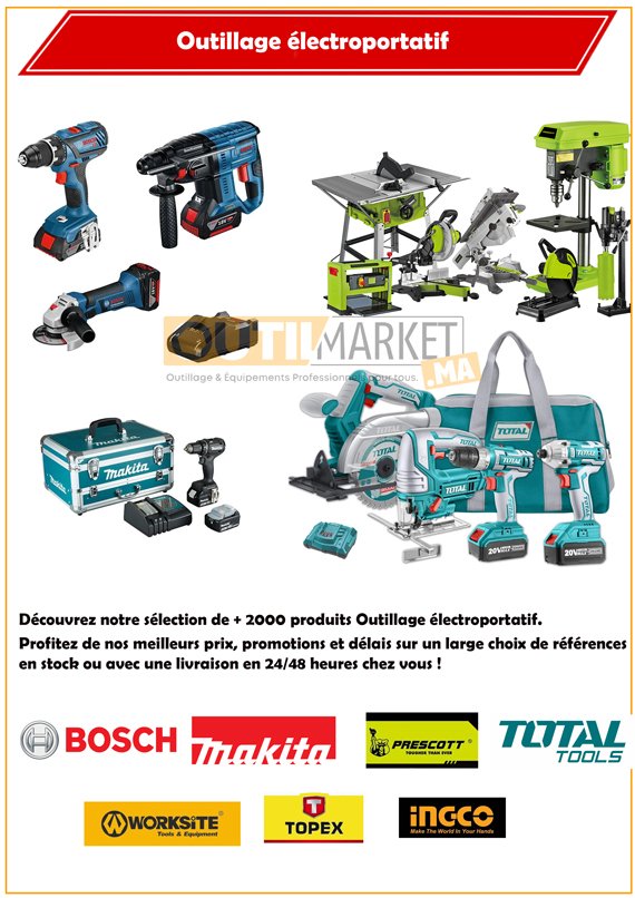 outils électroportatifs bosch, makita